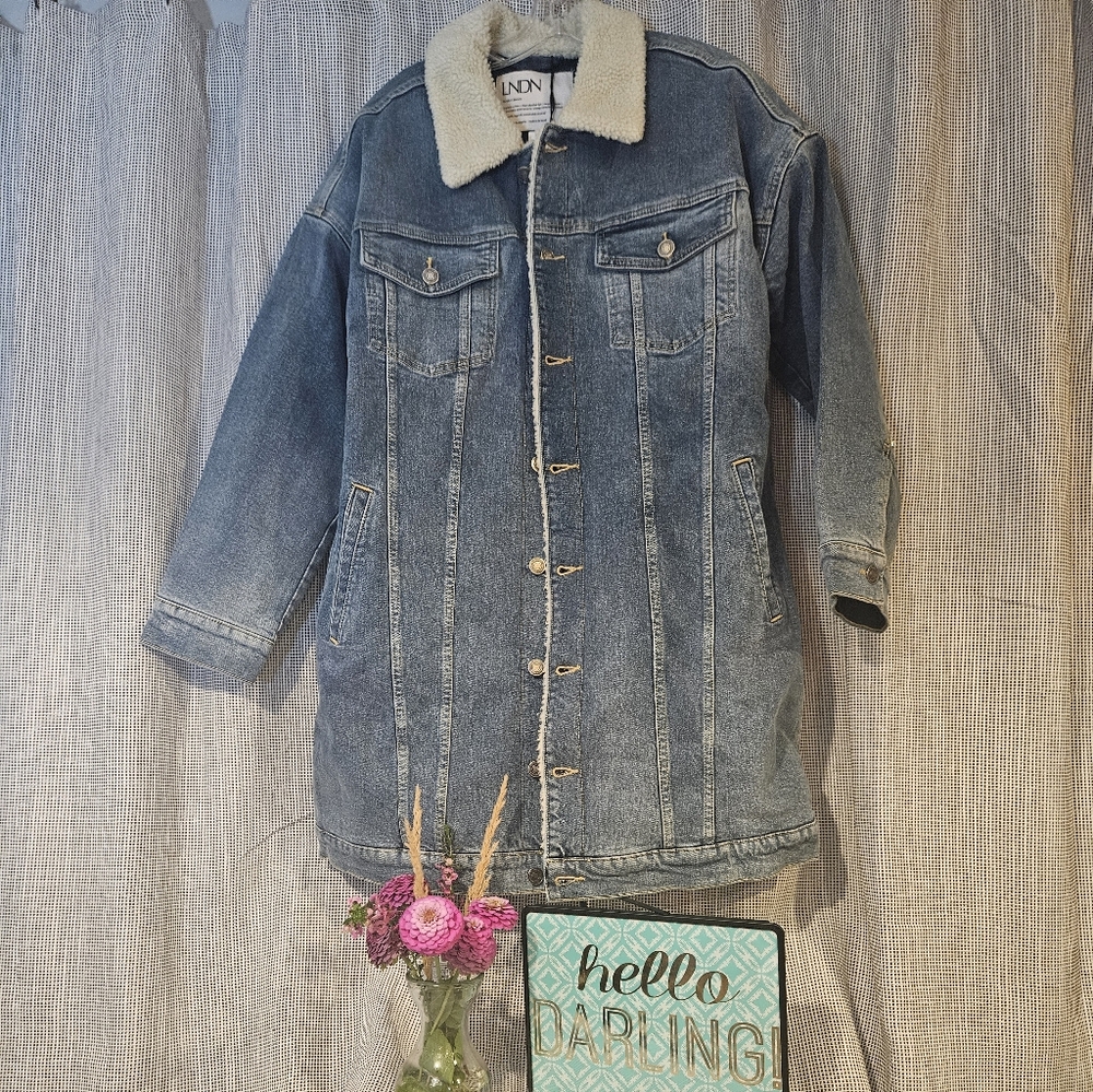 Denim Button-Up Jacket
